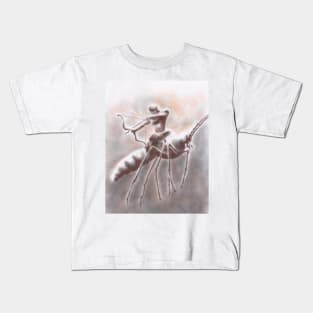 Mounted Archer Riding a Gnat Kids T-Shirt